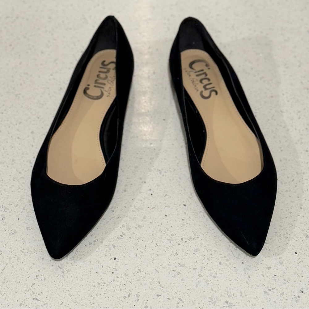 Circus by Sam Edelman Black Pointed-Toe Flats